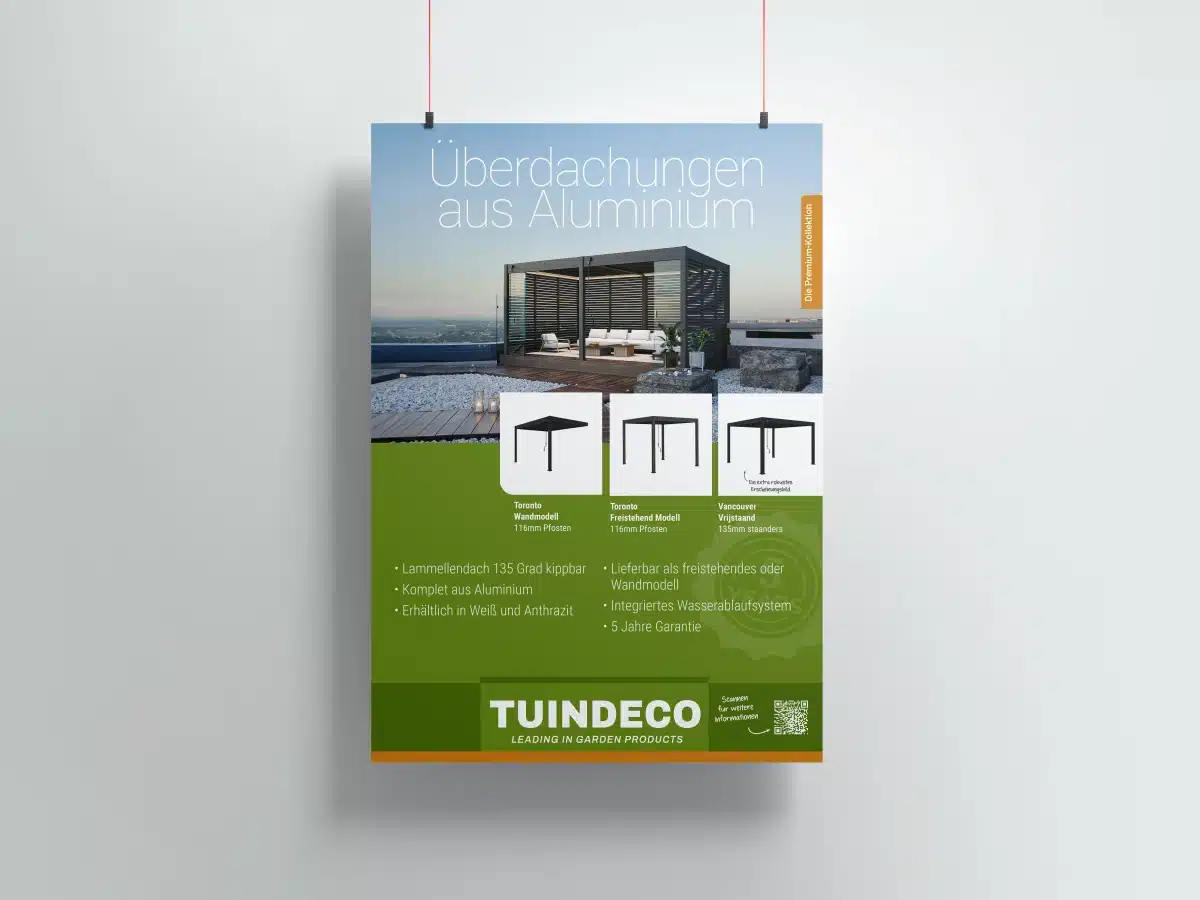 Poster (A0) Aluminium overkappingen (Duitstalig)