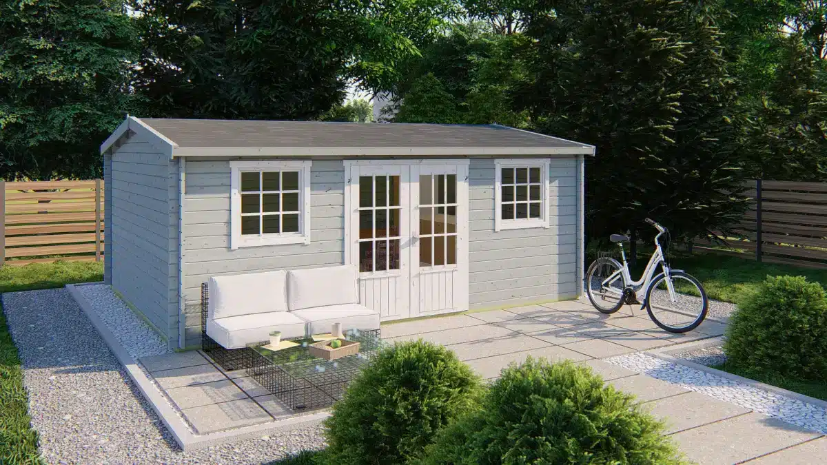 Blokhut – Tuinhuis Dianne | 40 mm | vuren onbehandeld