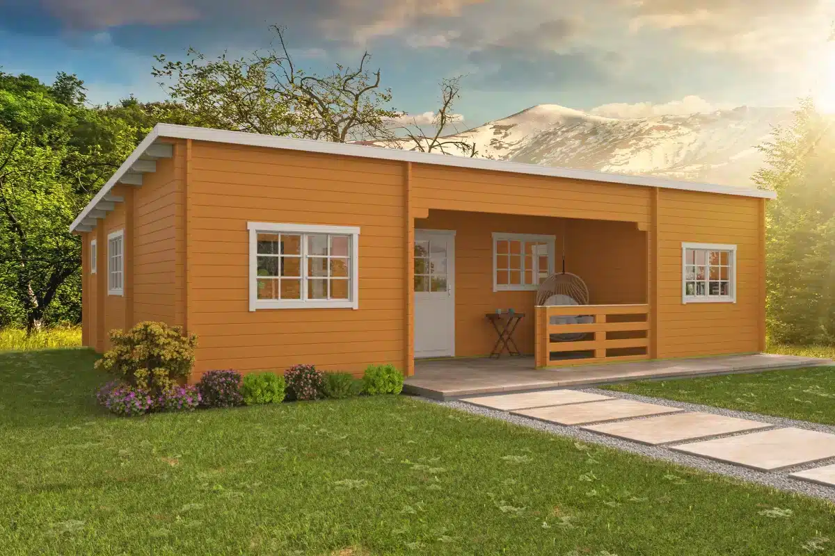 Blokhut – Tuinhuis Extremadura | 44 mm | onbehandeld