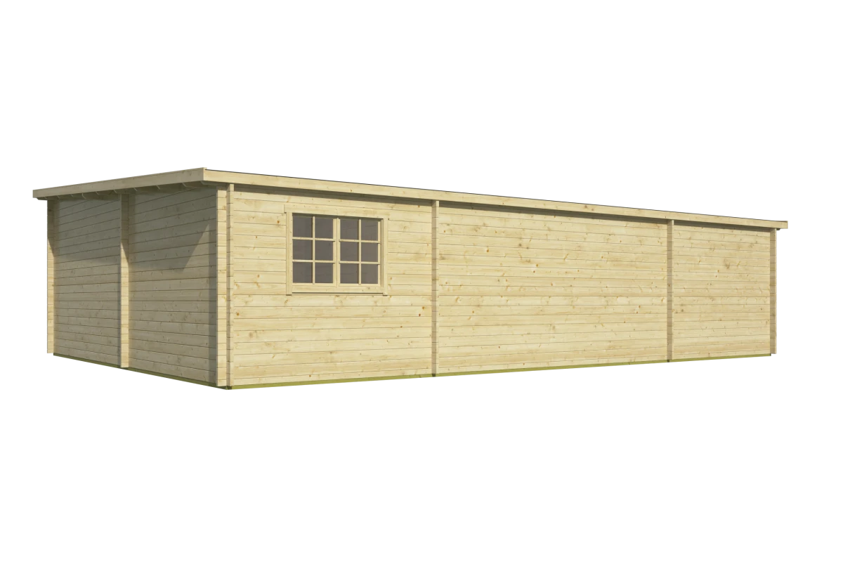 Blokhut – Tuinhuis Extremadura | 44 mm | onbehandeld