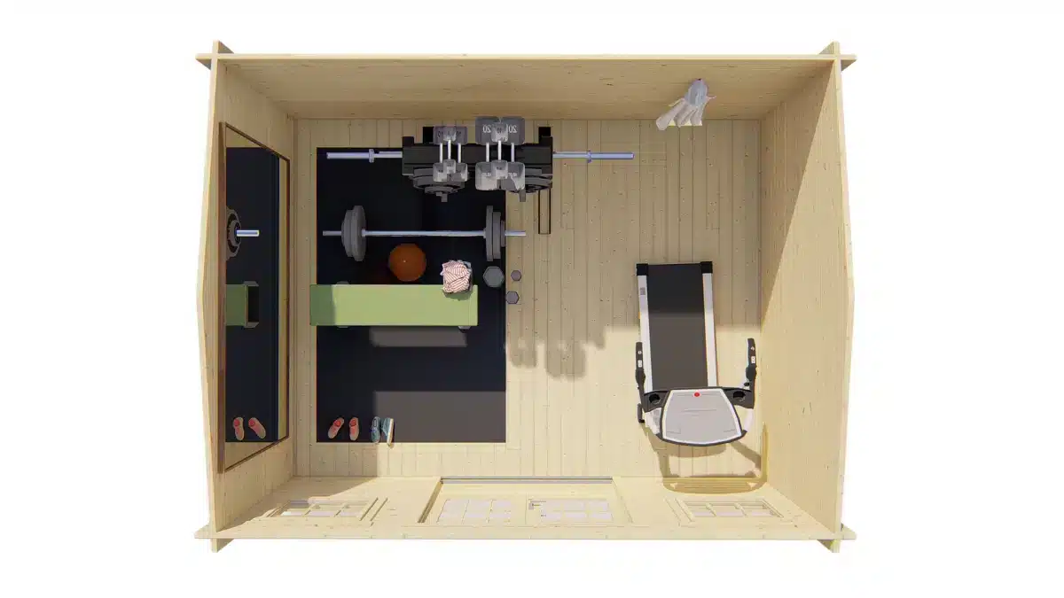 Blokhut – Tuinhuis Jenny | 40 mm | onbehandeld