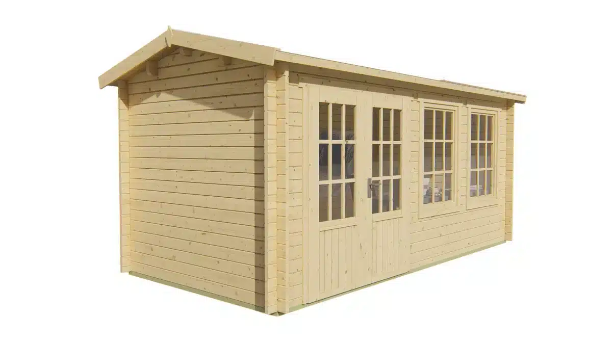 Blokhut – Tuinhuis Justine | 40 mm | vuren onbehandeld