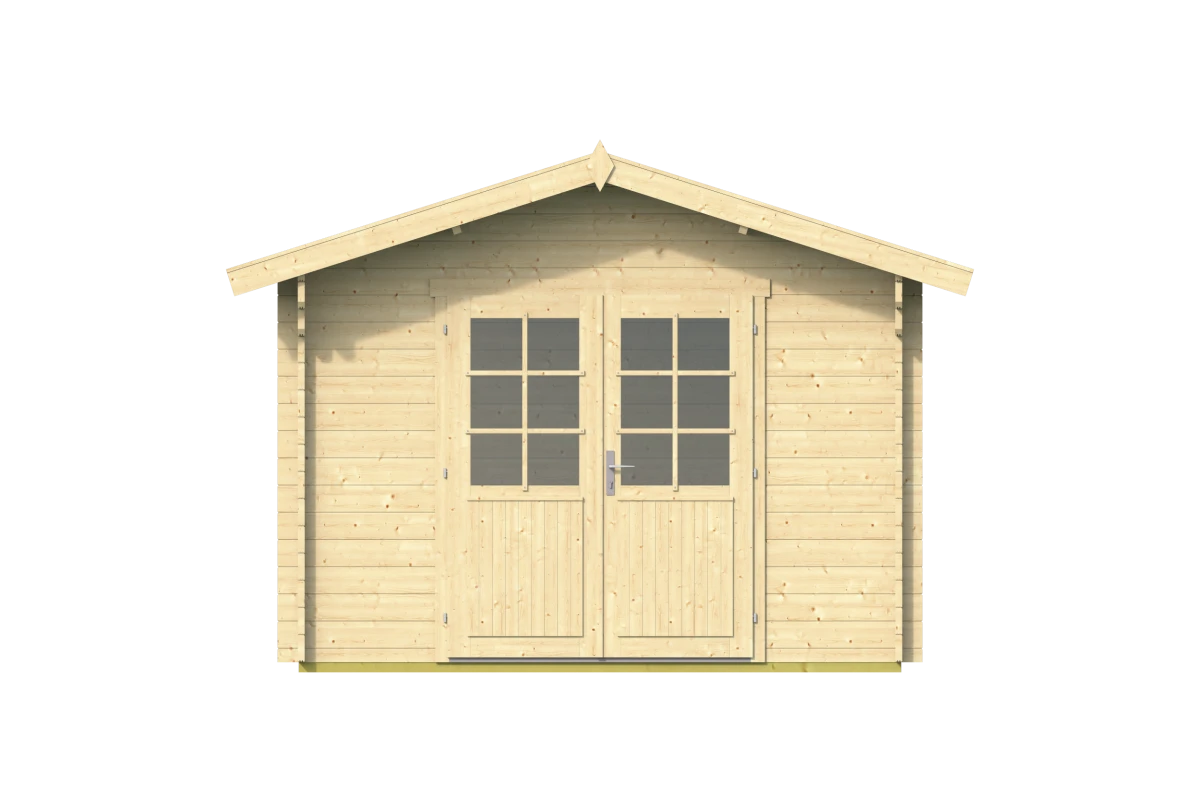 Blokhut – Tuinhuis Koko 2 | 34 mm | bruin geïmpregneerd