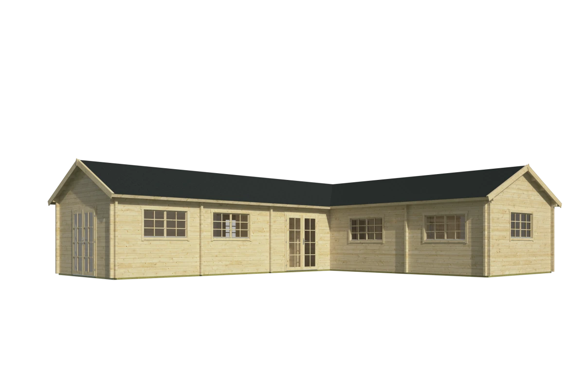 Blokhut – Tuinhuis Maynooth | 70 mm | onbehandeld