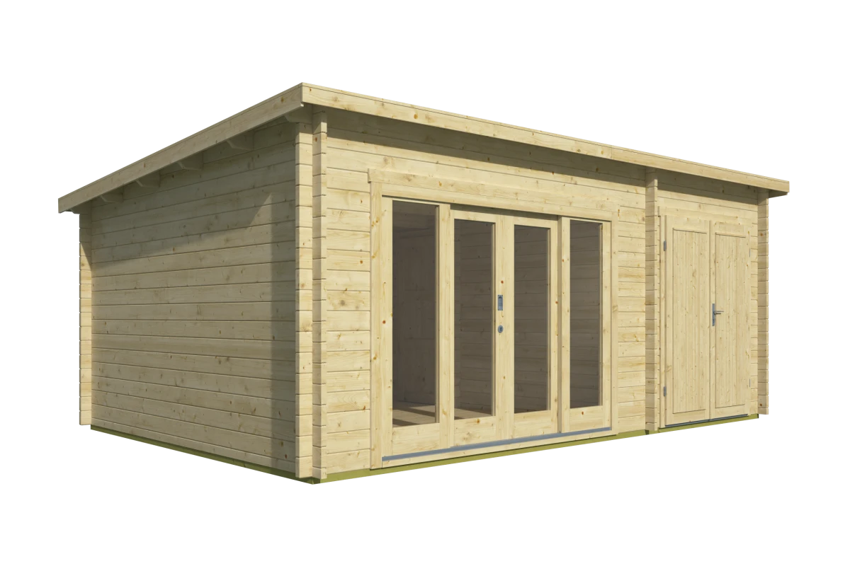 Blokhut – Tuinhuis Meg | 44 mm | onbehandeld