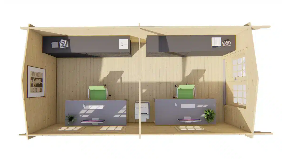 Blokhut – Tuinhuis Rick | 40 mm | onbehandeld
