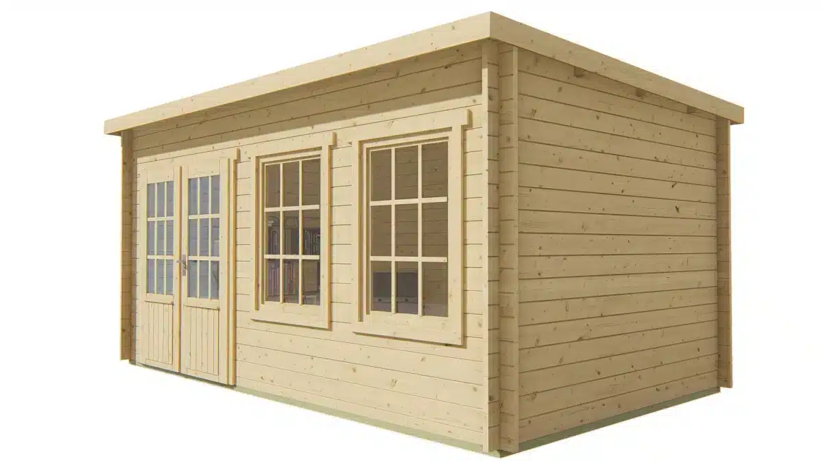 Blokhut – Tuinhuis Sadie | 40 mm | onbehandeld