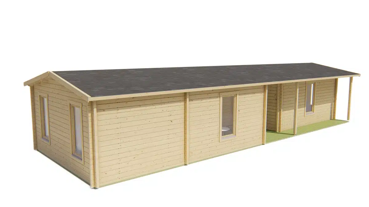 Blokhut – Tuinhuis Slane | 70 mm | vuren onbehandeld