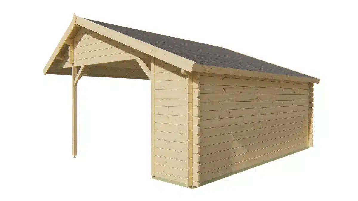 Blokhut – Tuinhuis Thüringen | 44 mm | vuren onbehandeld