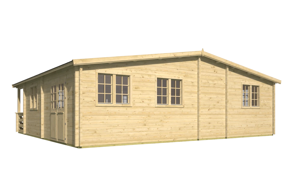 Blokhut – Tuinhuis Azores | 70 mm | vuren onbehandeld
