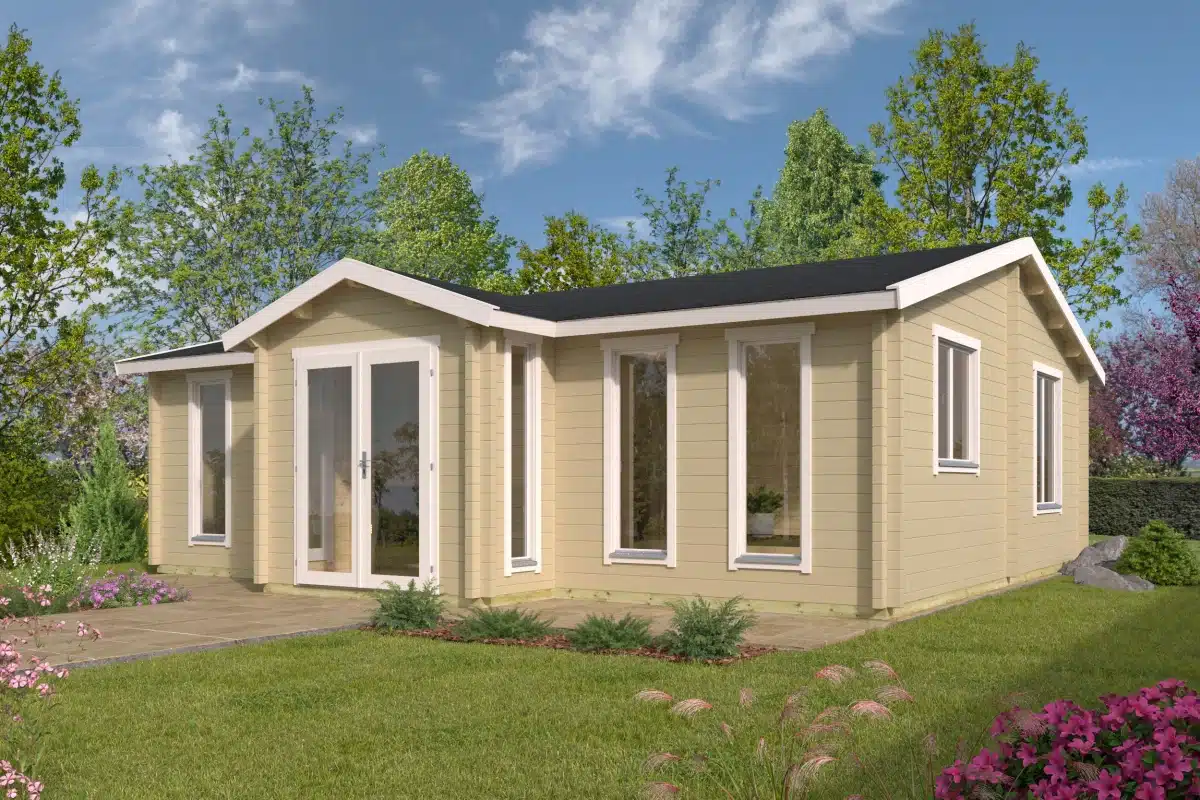 Blokhut – Tuinhuis Mullingar | 70 mm | vuren onbehandeld