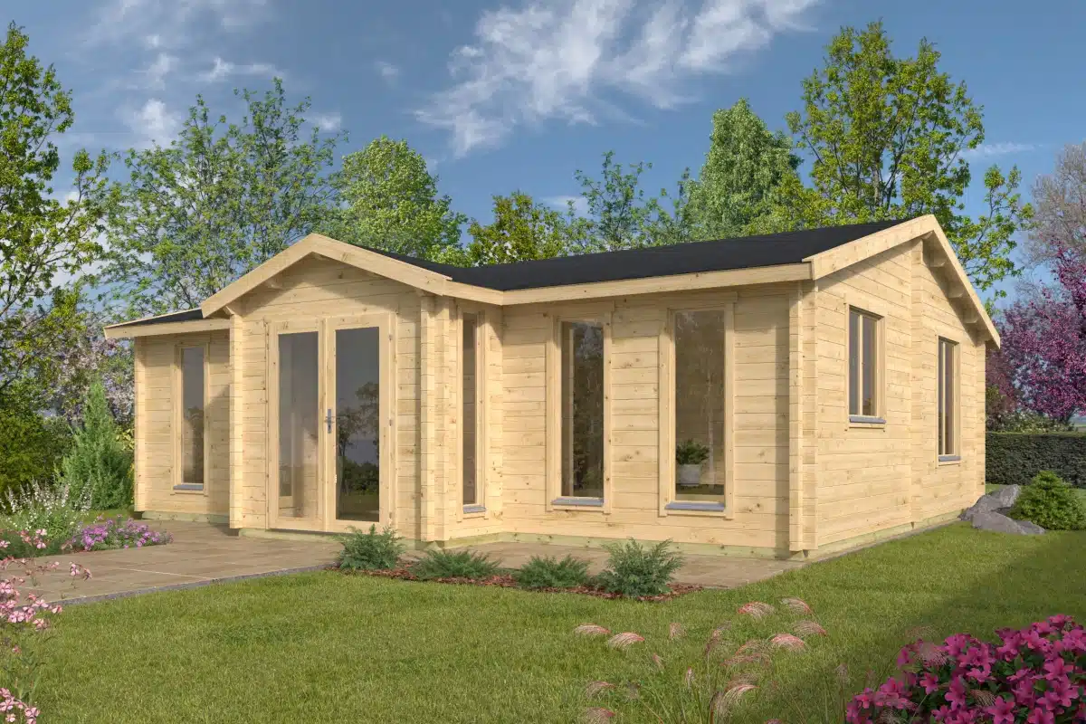 Blokhut – Tuinhuis Mullingar | 70 mm | vuren onbehandeld