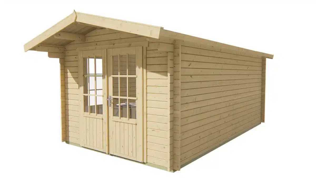 Blokhut – Tuinhuis Julia | 40 mm | vuren onbehandeld