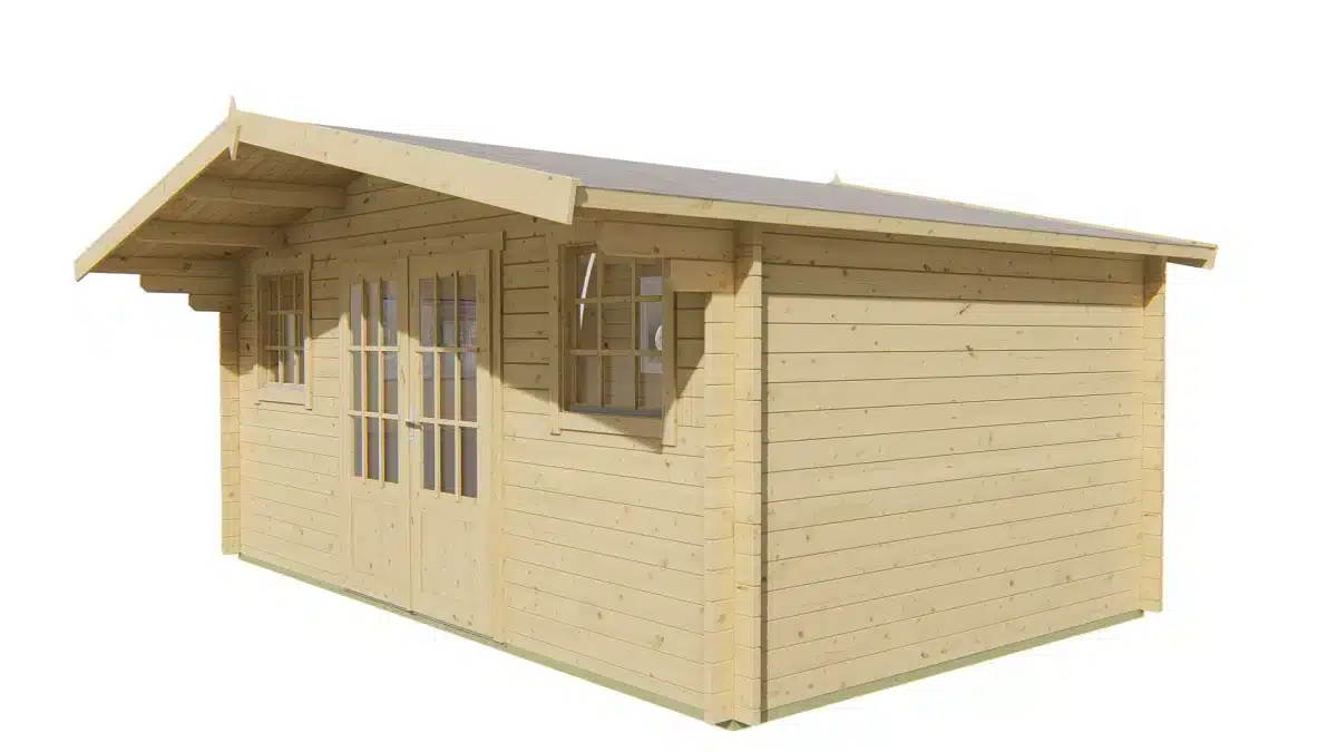 Blokhut – Tuinhuis Karen | 40 mm | onbehandeld
