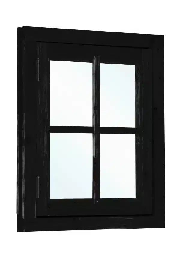 Draairaam enkel deluxe LS zwart douglas 77.6×90.6cm