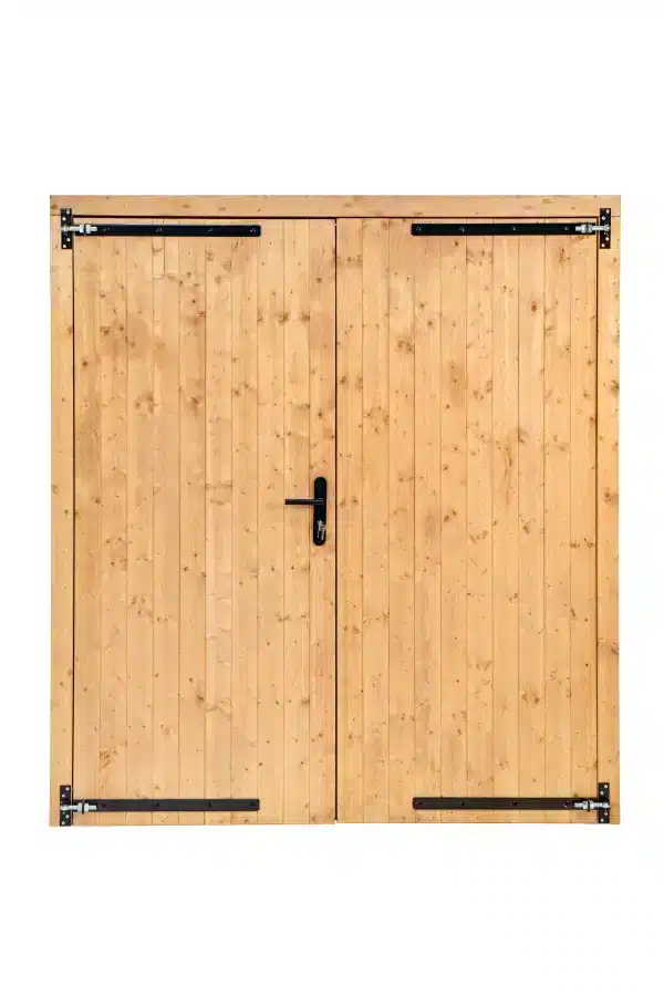 Opgeklampte deur dubbel RS lariks 190x202cm