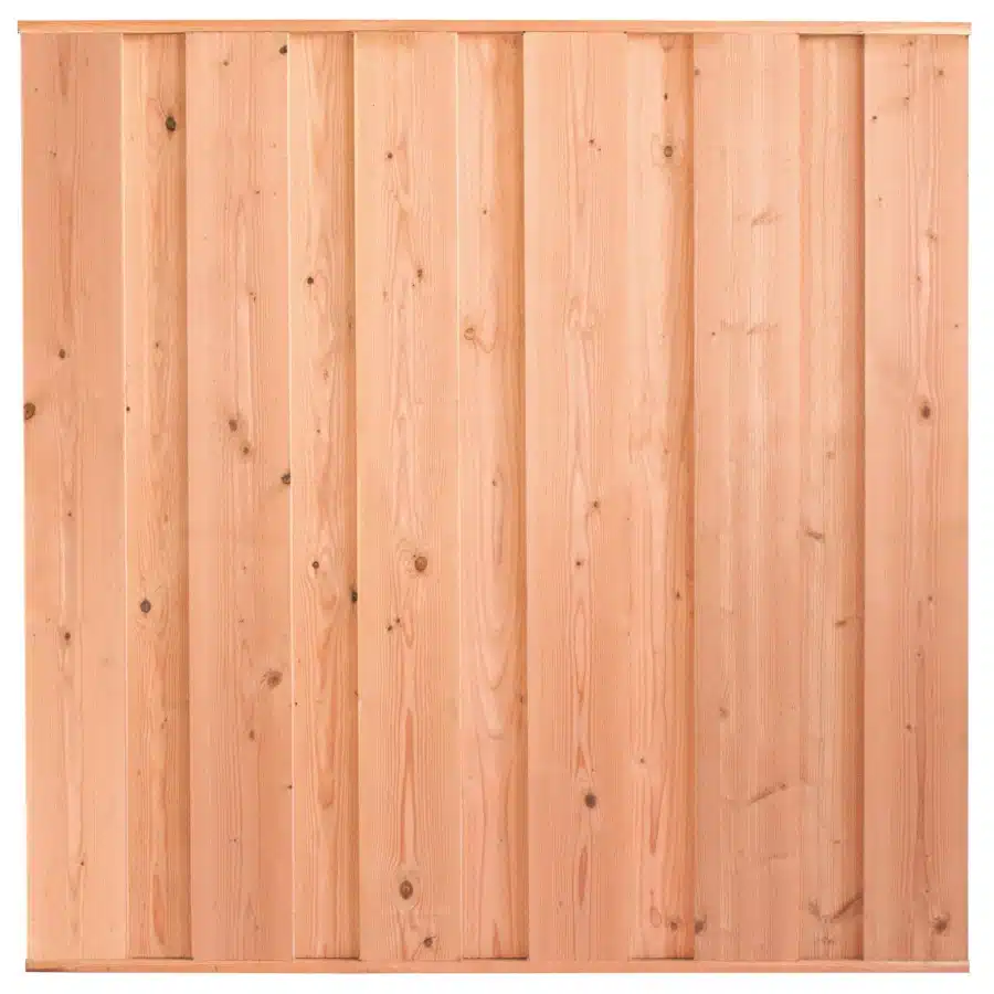 Tuinscherm Douglas, geschaafd, 11-planks Saksen 180 x 180 cm