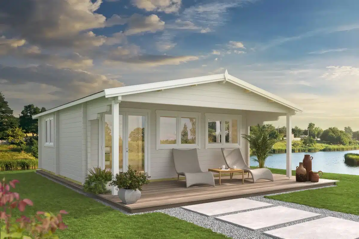 Blokhut – Tuinhuis Jackson | 70 mm | onbehandeld