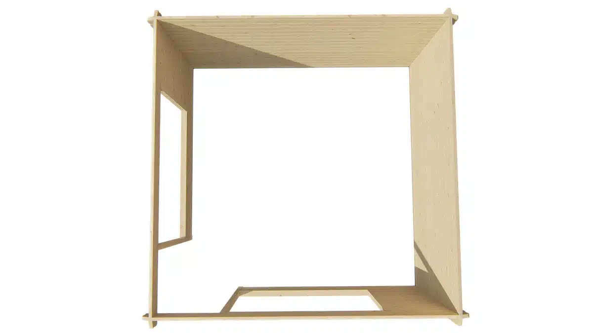 Blokhutprieel – Tuinhuis Marit | 44 mm | vuren onbehandeld
