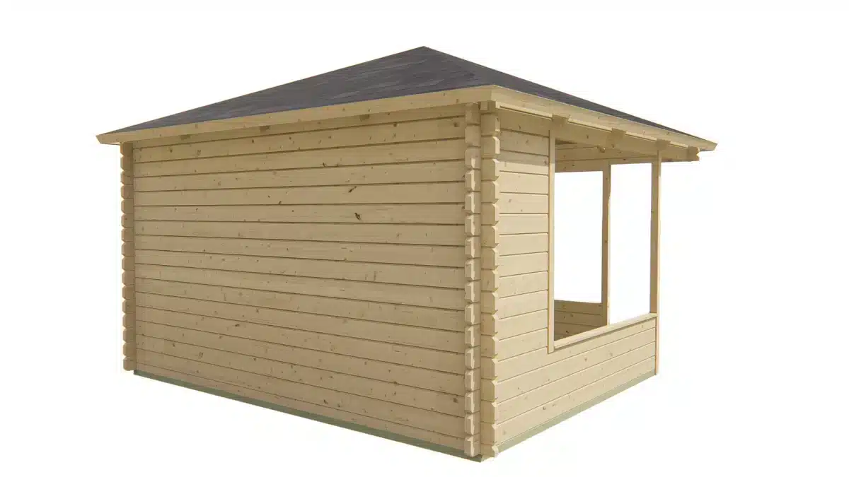 Blokhutprieel – Tuinhuis Marit | 44 mm | vuren onbehandeld