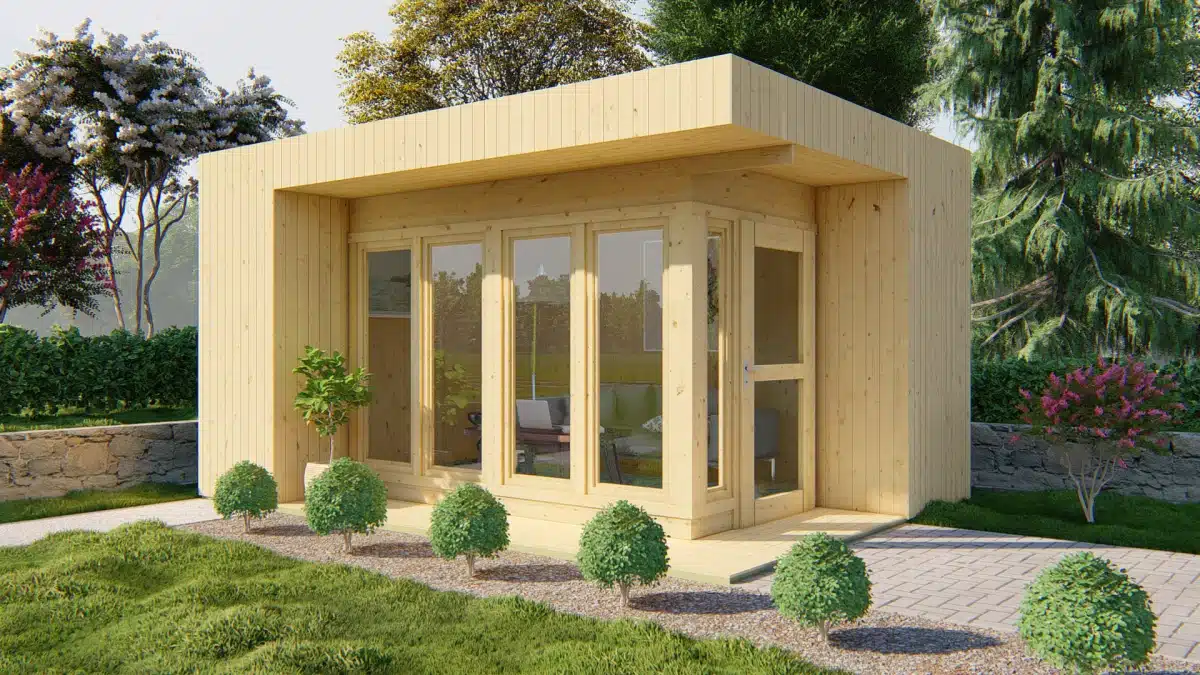 Blokhut – Tuinhuis Elin | 19 mm | onbehandeld