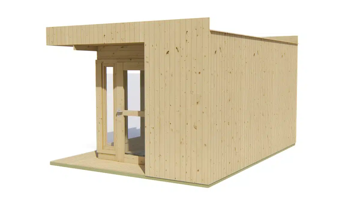 Blokhut – Tuinhuis Elin | 19 mm | onbehandeld