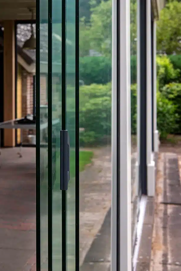 Glazenschuifwandset 490cm antraciet
