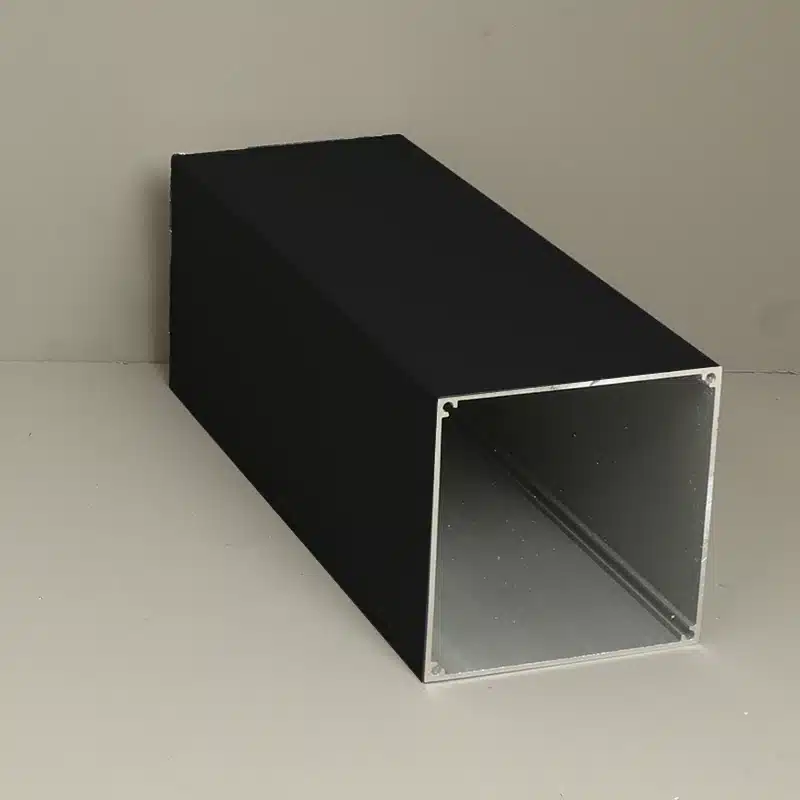 Alu.fundatiekoker 11.0×11.0x600cm zwart