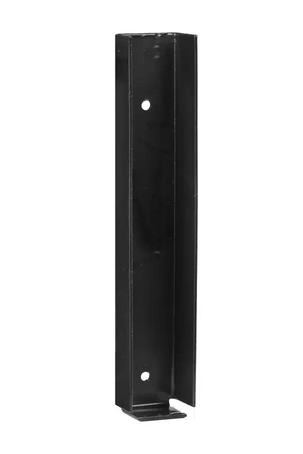 Betonsysteem Hoek- cq muurprofiel 26 cm zwart gecoat