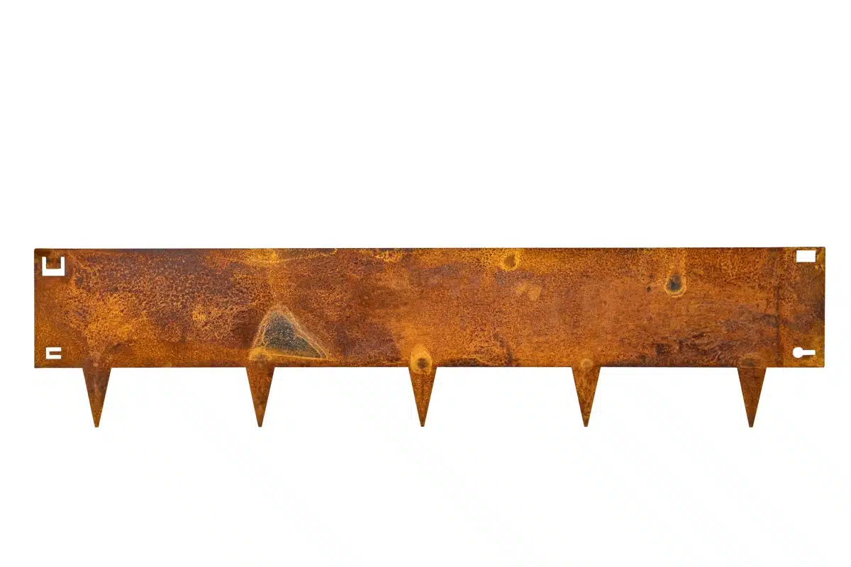 Cortenstaal border strip Type 2: 24 x 106 cm