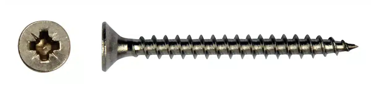 Spaanplaatschroef rvs pzd 4,5 x 35 mm