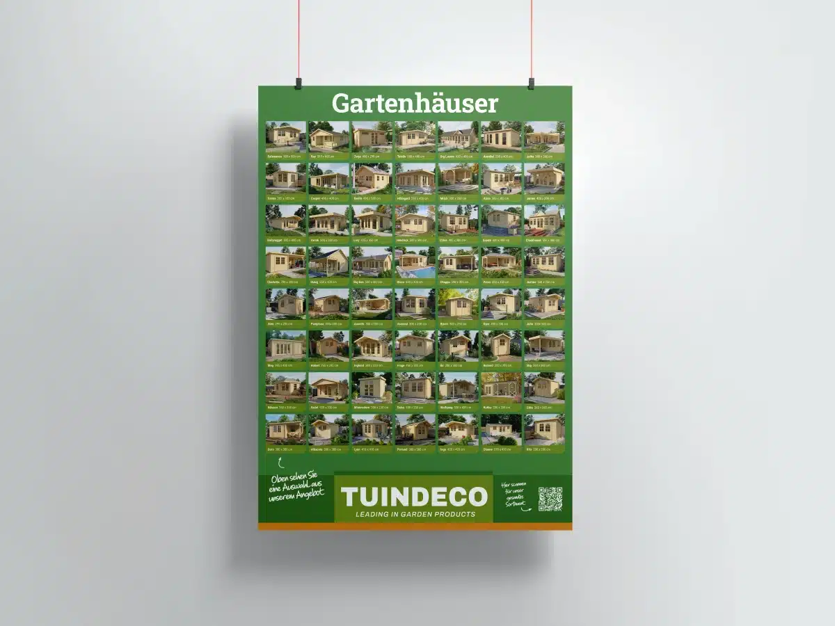 Poster (A0) Blokhutten (Duitstalig)