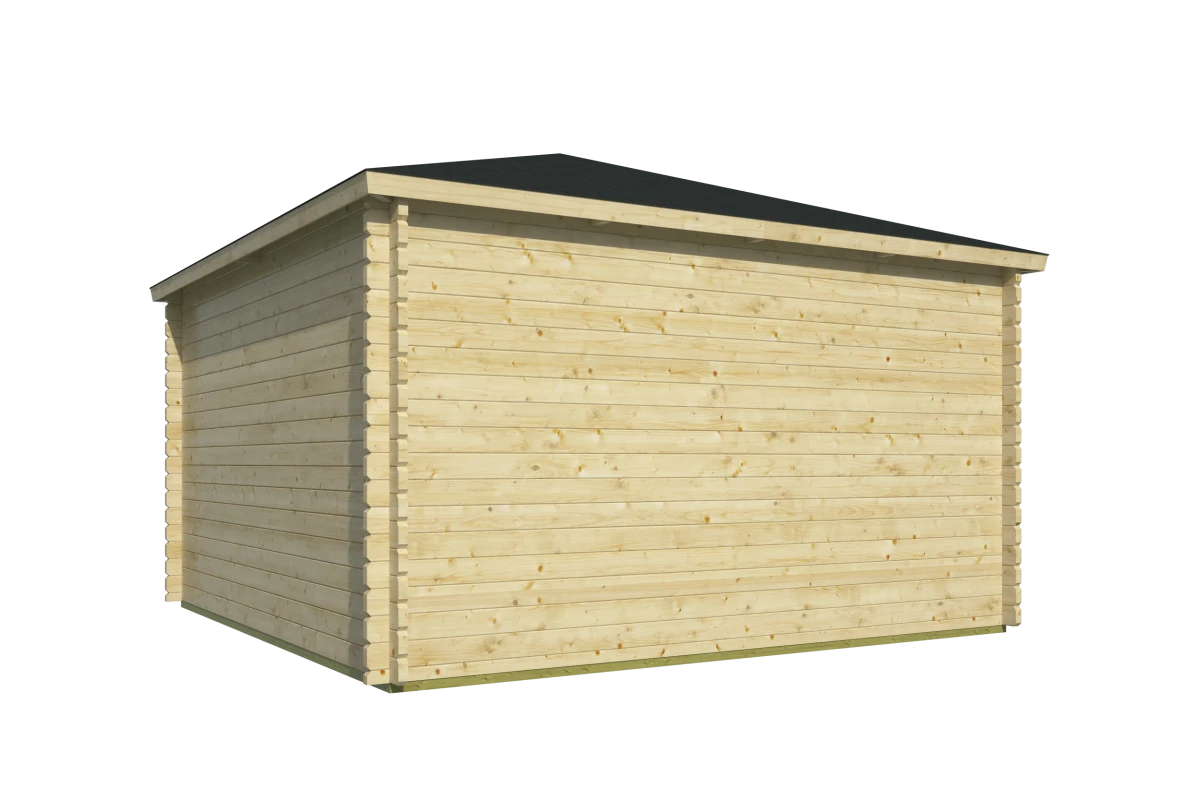 Blokhut – Tuinhuis Lotte | 44 mm | vuren groen geïmpregneerd