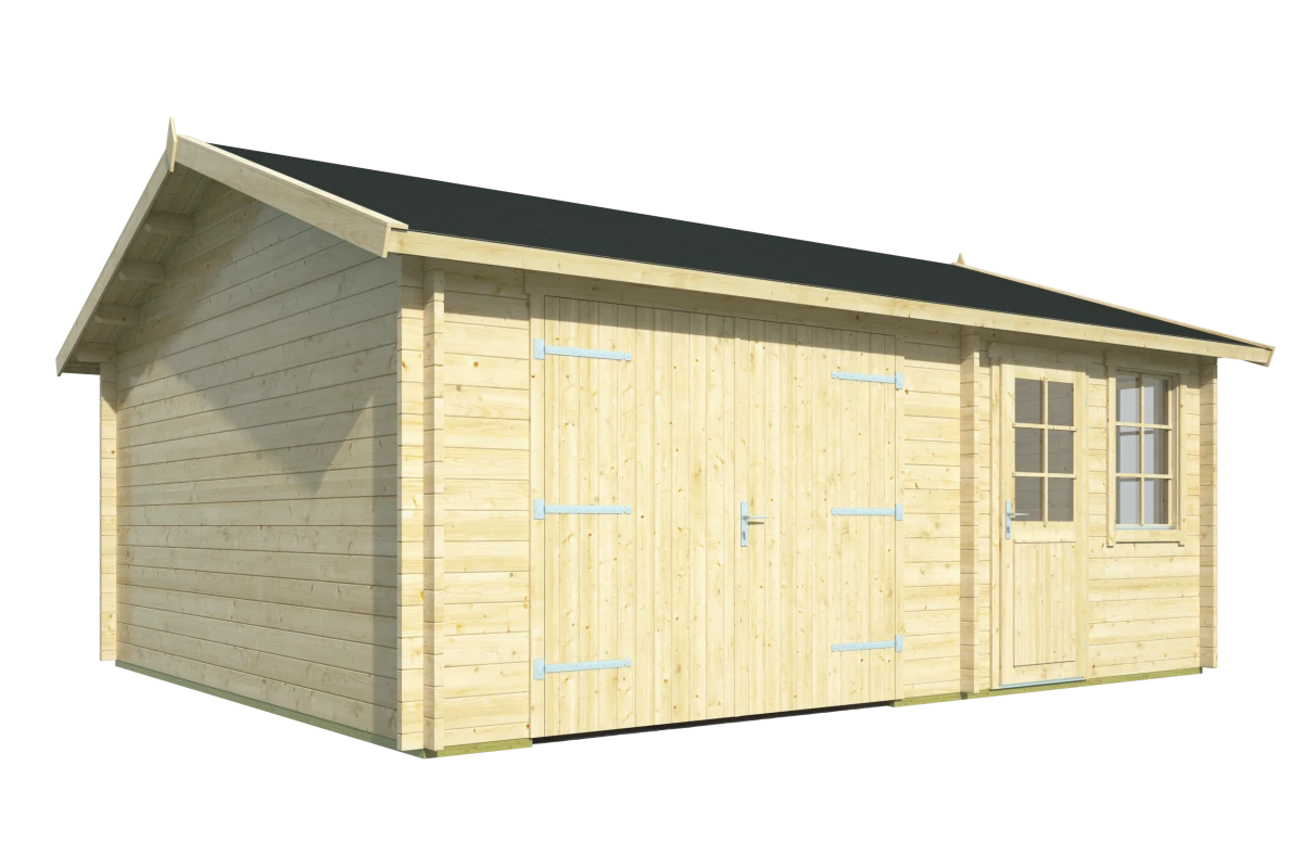Garage Moa | 44 mm | vuren Red Class Wood geïmpregneerd