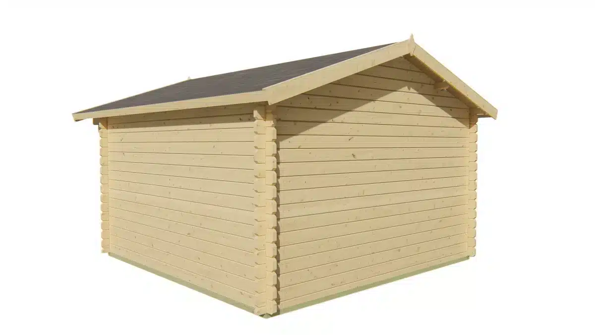 Blokhut – Tuinhuis Ulrik | 44 mm | vuren onbehandeld