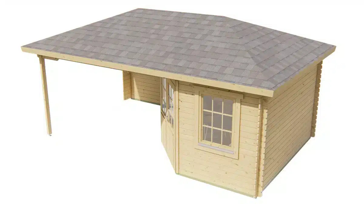 Blokhut – Tuinhuis Christoffer | 28 mm | vuren onbehandeld