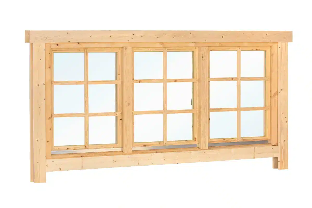 Draai- /kiepraam triple L1 vuren 220,5 x 105,1 cm