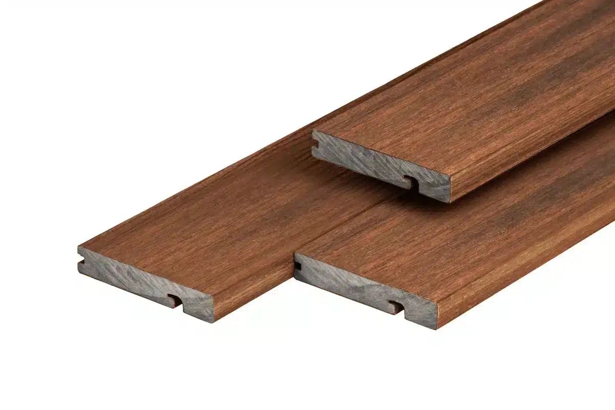 PuraShield composiet vlonderplank kantplank 2,3 x 13,8 x 300 cm clip systeem, Ipe