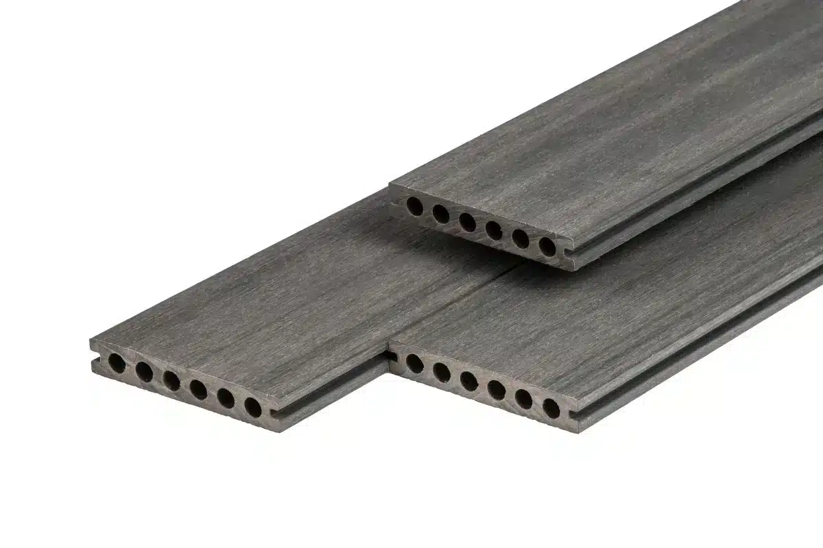 PuraShield composiet vlonderplank 2,3 x 13,8 x 500 cm clip systeem, semi-massief, Dark Grey