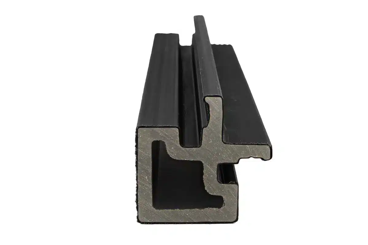 PuraTech composiet hoekprofiel 6,7 x 6,7 x 290 cm, Ebony Black