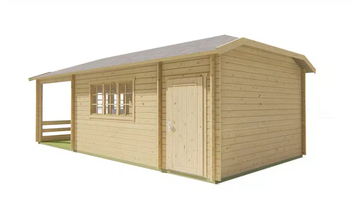 Blokhut – Tuinhuis Sibella | 44 mm | vuren onbehandeld