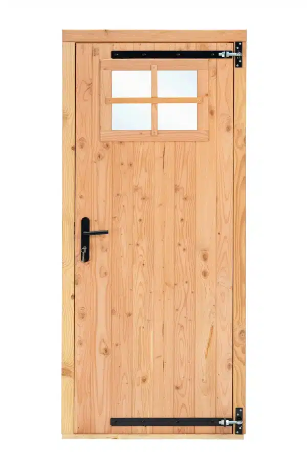 Opgeklampte deur enkel met raam RS douglas 91.6×202.1cm