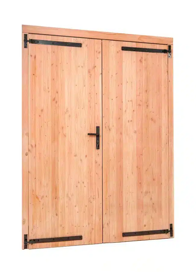 Red Class Wood dubbele dichte deur Dubbele deur B1850 x H2050 mm buitenmaat