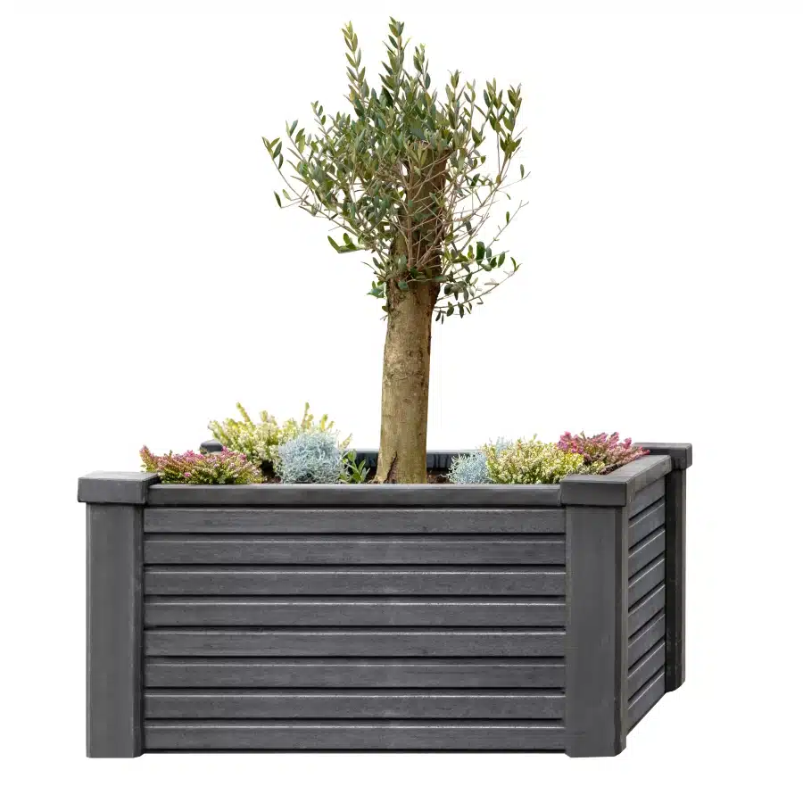 Berton©-bloembak zelfbouw Deens motief 200x100x50cm