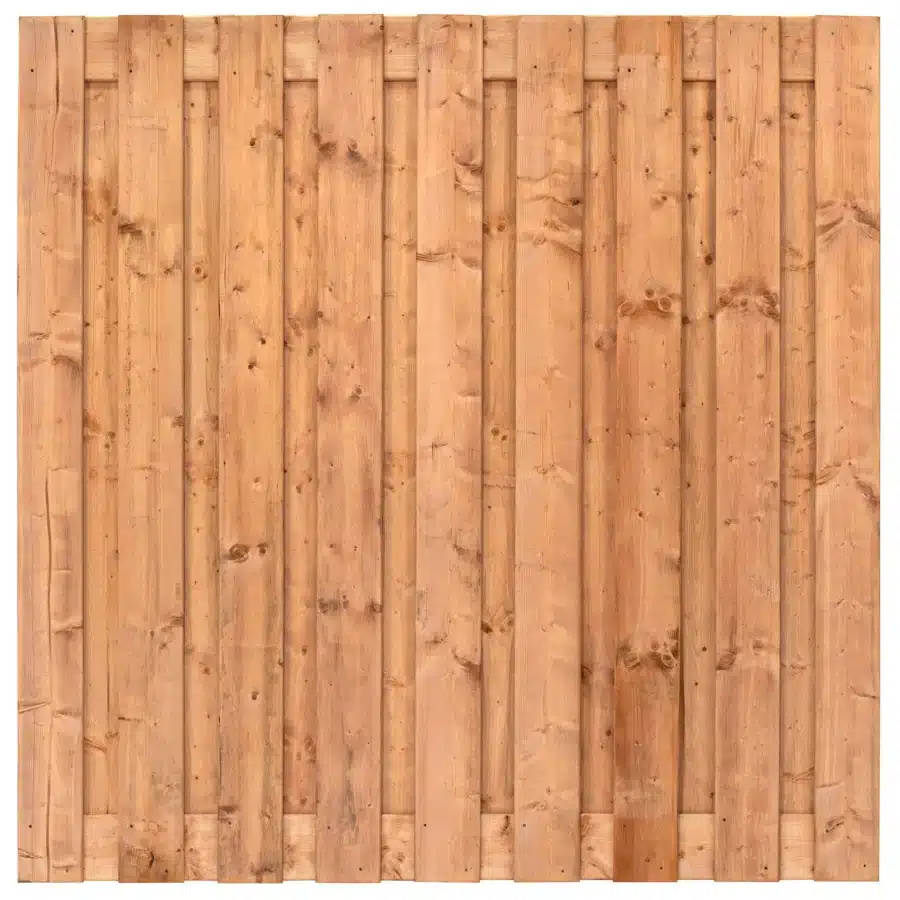Tuinscherm Red Class Wood, 21-planks (19 + 2) Zagora 180 x 180 cm horizontaal