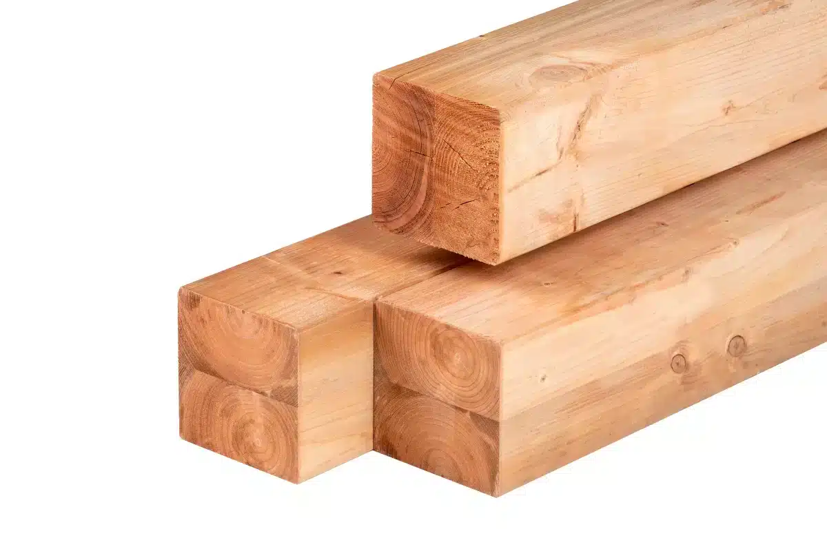 Red Class Wood pergolapaal gedroogd, multi-gelamineerd, geschaafd 4rh 12,0 x 12,0 x 400 cm
