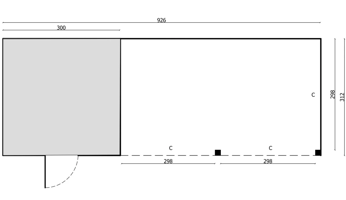 Kube line, basis + 2x uitbreidingsset