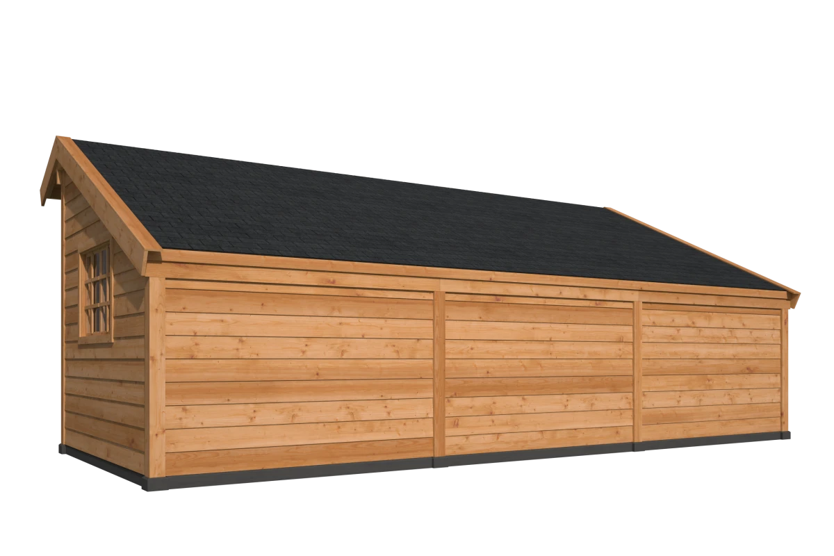 Red Class Wood kapschuur Malmö, type 2 (Red Class Wood wanden)