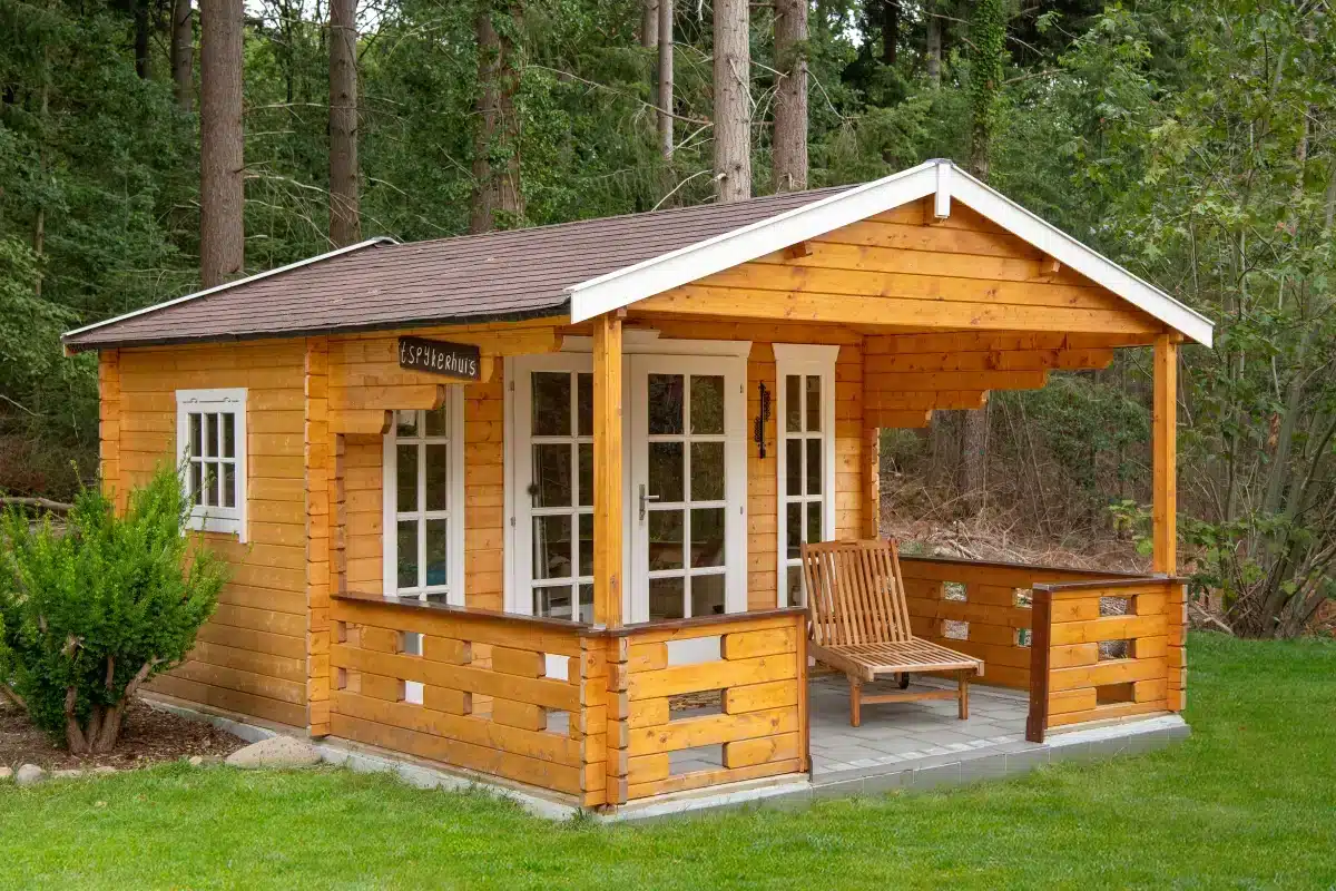 Blokhut – Tuinhuis Inglund | 44 mm | vuren onbehandeld