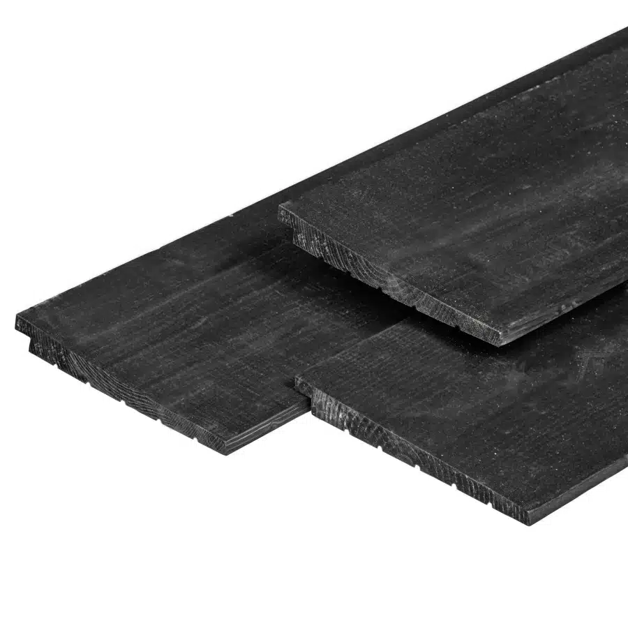 Douglas Zweeds rabat Excellent, zwart gespoten 1,2/2,7 x 19,5 x 300 cm